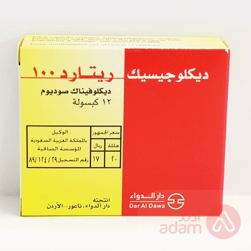 Diclogesic Ret 100Mg | 12Capsule