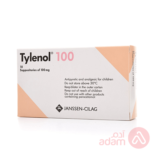 Tylenol 10 Supp| 100Mg