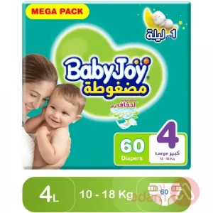 Baby Joy Mega Large No 4 | 60 Diapers