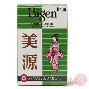 Bigen Hair Coloring Powder Hair Dye Brown Black | B | 6G