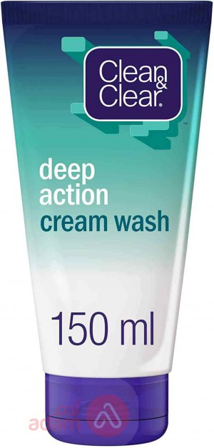 Clean&Clear Deep Action Cream Wash | 150Ml