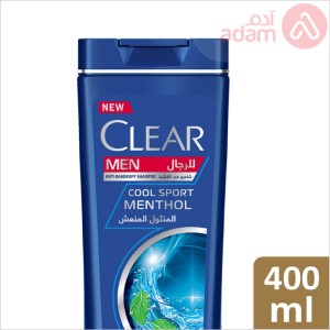 Clear Shampoo Cool Sport Menthol | 400Ml