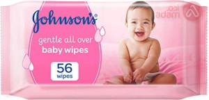 Johnson's Baby Wipes Gentle All Over 56 Wipes