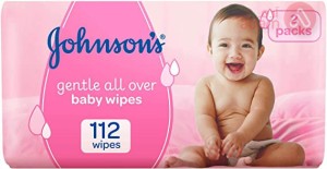 Johnson's Baby Wipes Gentle All Over 112 Wipes