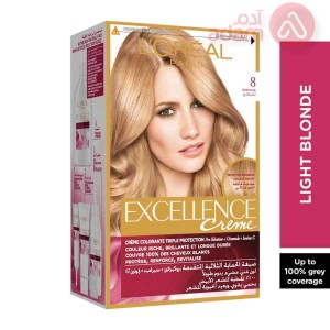 Loreal Excellence Creme 8 Light Blond | 72Ml