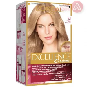 Loreal Excellence Creme 8.1 Light Ash Blond | 72Ml