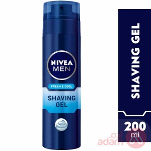Nivea Shaving Gel Fresh Cool 200Ml