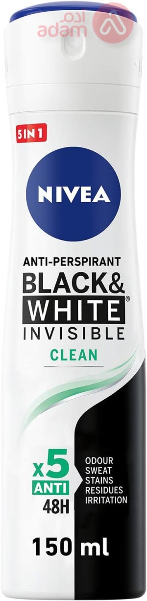 Nivea Deo Spray Invisible Black&White Fresh Women 150ML