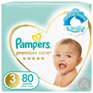 Pampers Premium Care No 3 (4-9 Kg) | 80Pcs