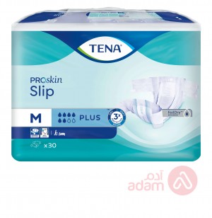 Tena Slip Plus Adult Diapers Medium | 30 Pcs