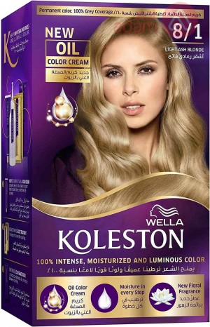 Wella Koleston Kit Color Cream 8 1 Light Ash Blonde | 50Ml