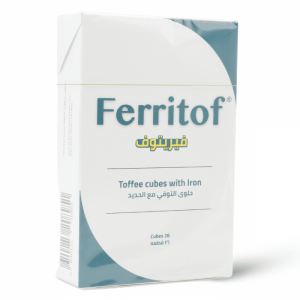 Ferritof Toffee Cubes With Iron | 26Gummies