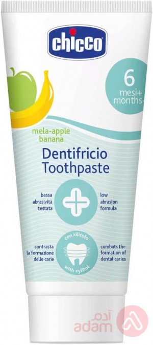 Chicco Toothpast Dentifricio Apple Banana +6M