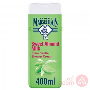 Marseillais Shower Cream Sweet Almond Milk 400Ml