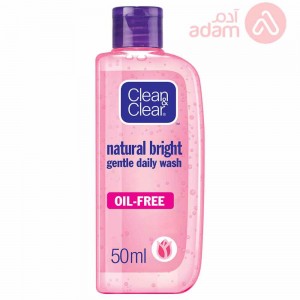 Clean & Clear Natural Bright Gentle Daily Wash 50Ml