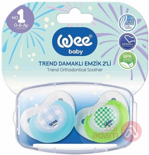WEE BABY TREND ORTHODONTIC SOOTHER | NO. 1 | 0-6 MONTHS