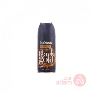 Babaria Deo Body Spray Black Gold | 150ML
