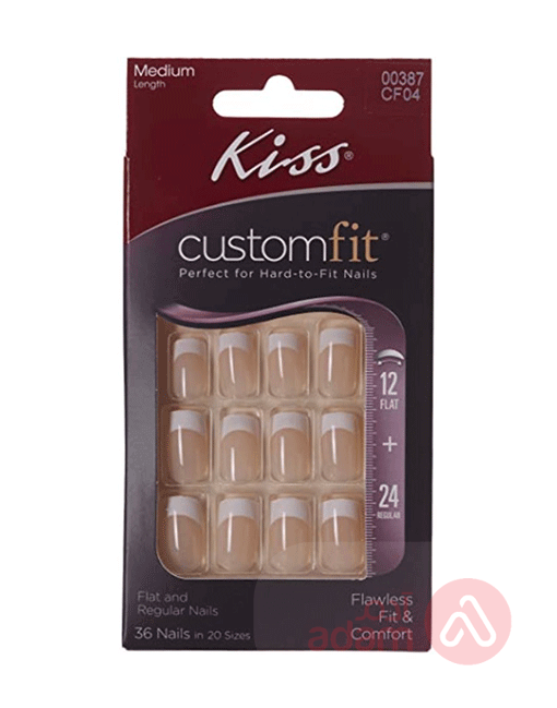 Kiss Custom Fit Nails Medium Length 00387