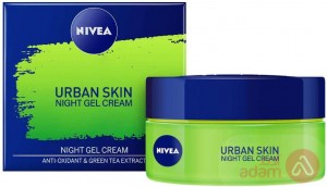 Nivea Urbanskin Detox | 48H | Moisture Boost Night Gel Cream | 50ML