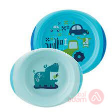 Chicco Easy Meal Dish Plate 2Pcs|+ 18M