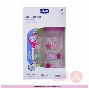 Chicco Well-Being Bottle | 250ML|+ 2M+