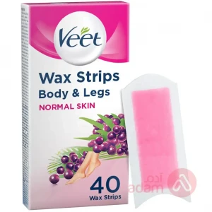 Veet Wax Strips Normal 30Pcs+10Pcs Free