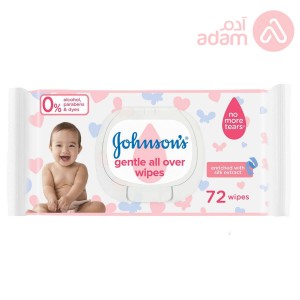 Johnson Baby Wipes Gentle All Over | 72Pcs