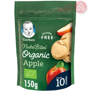 جربر بسكويت اطفال عضوي للطفل تفاح | 150جم