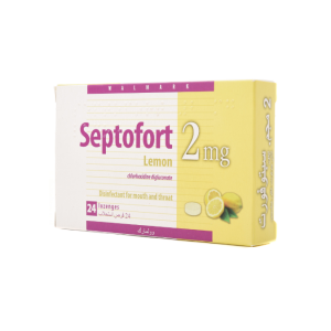 Septofort Lemon 24 Lozengs | 2Mg