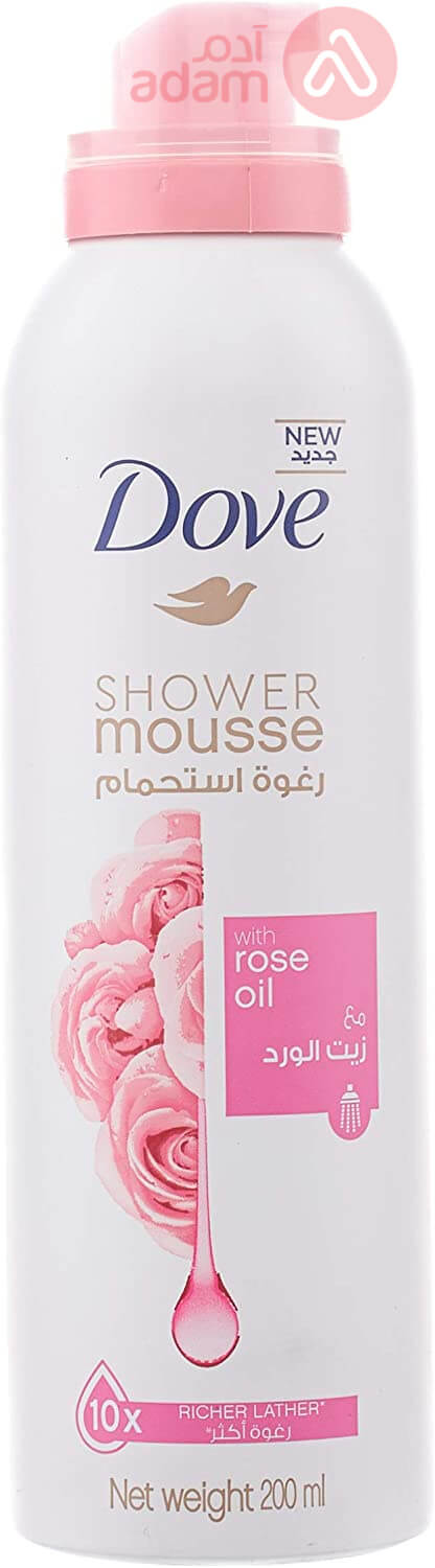 DOVE SHOWER MOUSSE WITH ROSE OIL | 200ML
