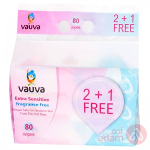 Vauva Baby Wipes Extra Sensitive (2+1) 240Pcs