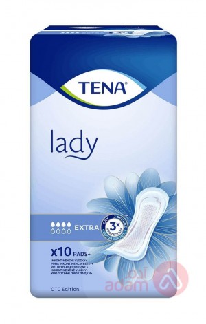 Tena Lady Extra Pads Otc | 10Pcs