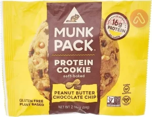 MUNK PACK PROTEIN COOKIE PEANUT BUTTER WITH CHOCOLATE CHIPS | 84 GM