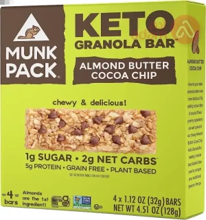MUNK PACK KETO ALMOND COCOA BUTTER BAR | 32 GM