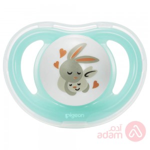 Pigeon Pacifier Minilight (S)+0M 1Pc Unisex Rabbit(78459)