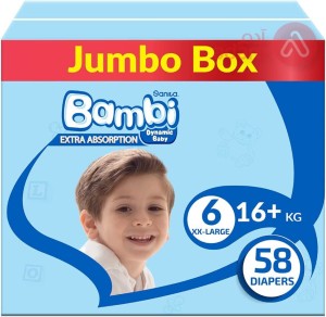 SANITA BAMBI PANTS NO 6 XXL BOX | 58 DIAPERS