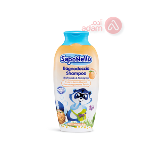 Saponello Delicate Bodywash & Shampoo - Apricot 400 ML
