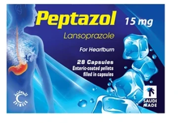 PEPTAZOL 15MG 28CAPS