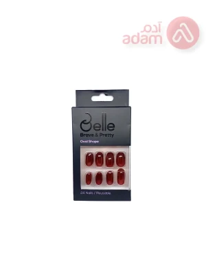 BELLE PRESS ON NAILS RUBY | GLOSSY RED