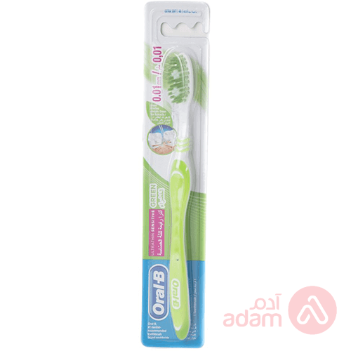 Oral-B Tooth Brush Ultra Thin Sensitive Green 40Ex.Soft