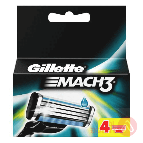 Gillette Mach3 Blades | 4Pcs