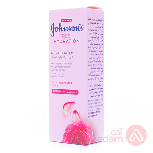 Johnson Fresh Hydranight Cream Rose | 50Ml