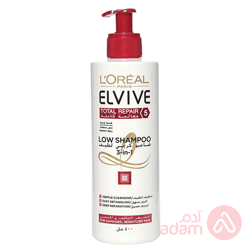 Loreal Elvive Low Shampoo Total Repair | 400Ml