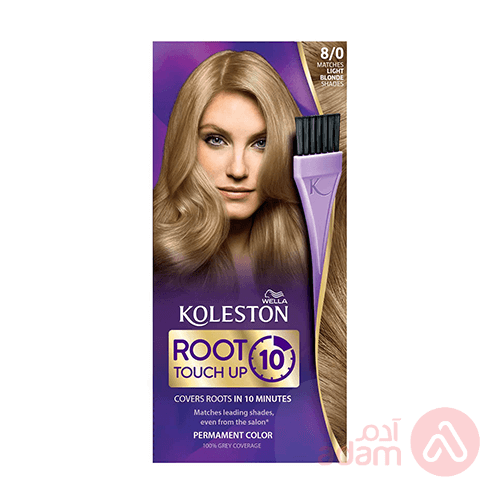 Koleston Root Touch Up Color Kit 8 0 Light Blonde