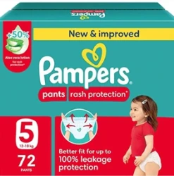 PAMPERS PANT NO 5(12-18KG)JUMBO BOX72 pc