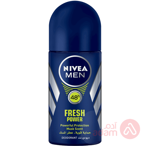 Nivea Deo Roll Fresh Power Men | 50Ml