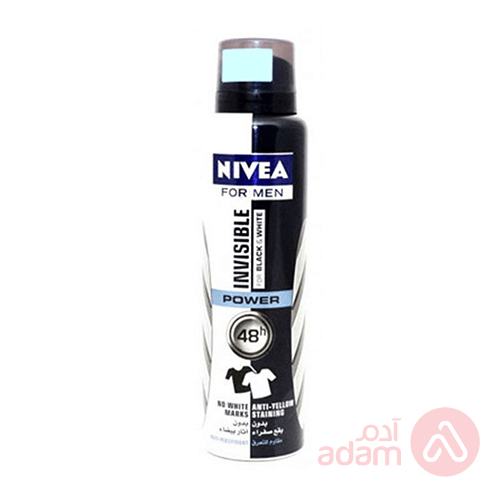 Nivea Deo Spray Invisible Black & White Men Original | 150Ml