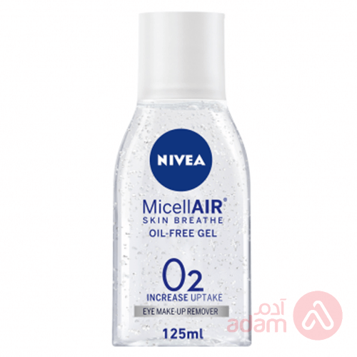 Nivea Eye Make Up Remover Micellair Oil Freegel O2 | 125Ml