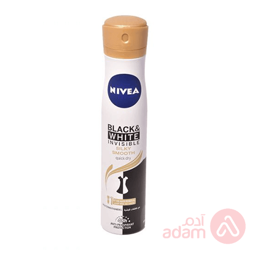 Nivea Spray Invis B&W Silky Smooth | 200Ml