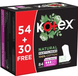 كوتكس ناتشورال فوط يوميه 54+30 فوطه